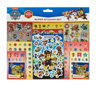 Sada detských nálepiek PAW PATROL 500 ks 3D Sada detských nálepiek PAW PATROL 500 ks 3D