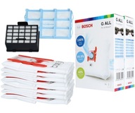 SET | Príslušenstvo k vysávačom BOSCH | HEPA filter, motorový filter, x8 sáčkov