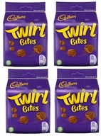 4x95g CADBURY Twirl Bites čokoládové cukríky UK