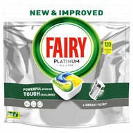 Fairy Platinum Lemon Kapsule do umývačky riadu 120 ks Fairy Platinum Lemon Kapsule do umývačky riadu 120 ks