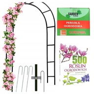 KOVOVÁ ZÁHRADNÁ PERGOLA + Kniha 500 záhradných rastlín