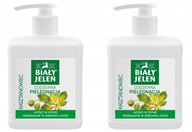 Biely jeleňový tekutý mydlový gaštan extrakt 2x500 ml Biely jeleňový tekutý mydlový gaštan extrakt 2x500 ml
