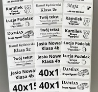 NÁLEPKY na fólii S MENOM - odolné - menovci NÁLEPKY na fólii S MENOM - odolné - menovci