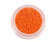 D226 SKLENENÉ KORÁLKY ROKAIL MALÝ oranžový 15/0 20g D226 SKLENENÉ KORÁLKY ROKAIL MALÝ oranžový 15/0 20g