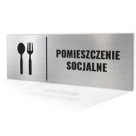SOCIÁLNA IZBA TABUĽKA SOCIÁLNA IZBA HLINÍKOVÁ 20x7,5 SOCIÁLNA IZBA TABUĽKA SOCIÁLNA IZBA HLINÍKOVÁ 20x7,5