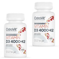 OSTROVIT 2X VITAMÍN D3 4000IU + K2 200 tabliet K2MK-7