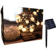 GARLAND ZÁHRADNÉ LAMPY SOLAR 30 LED TEPLÁ GARLAND ZÁHRADNÉ LAMPY SOLAR 30 LED TEPLÁ