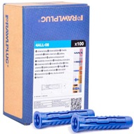 RAWPLUG KOLÍK ROZPÚŠŤACIE ČEPY 4ALL 8x40mm 100ks RAWPLUG KOLÍK ROZPÚŠŤACIE ČEPY 4ALL 8x40mm 100ks