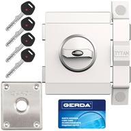 Horný zámok TYTAN ZX GERDA, Certifikát C, trieda 7, BIELY Horný zámok TYTAN ZX GERDA, Certifikát C, trieda 7, BIELY