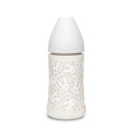 SUAVINEX Fľaša 270ml, silikónový cumlík, sivá SUAVINEX Fľaša 270ml, silikónový cumlík, sivá