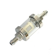 JMP sklenený/chrómový palivový filter 8,0 mm JMP sklenený/chrómový palivový filter 8,0 mm