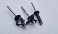 Pevné hliníkové nity, čierne, 5,2 x 22 mm Pevné hliníkové nity, čierne, 5,2 x 22 mm