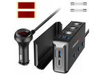 FEEGAR ZAPAĽOVAČ ZÁSUVKOVÁ SPLITTER 12-24V USB Darček FEEGAR ZAPAĽOVAČ ZÁSUVKOVÁ SPLITTER 12-24V USB Darček
