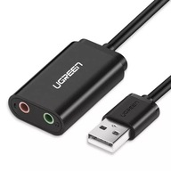 Adaptér UGREEN externá hudobná zvuková USB karta - Adaptér UGREEN externá hudobná zvuková USB karta -