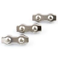 DVOJITÁ SVORKA SEDLA, NEREZ INOX, kyselinovzdorná V4 3mm, 20 ks. DVOJITÁ SVORKA SEDLA, NEREZ INOX, kyselinovzdorná V4 3mm, 20 ks.