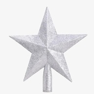VIEČKA VIANOČNÉHO STROMČEKA, GLOTTA SILVER STAR, 18CM VIEČKA VIANOČNÉHO STROMČEKA, GLOTTA SILVER STAR, 18CM