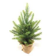 Umelý vianočný stromček ako živý malý jutový PE 100%