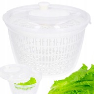 Odstredivka na šalát, sušička, sitko, zelenina, ovocie, 5l, univerzálna, biela, 5l Odstredivka na šalát, sušička, sitko, zelenina, ovocie, 5l, univerzálna, biela, 5l