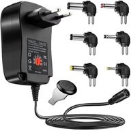 Univerzálny napájací zdroj Nabíjačka Nastaviteľná sieť 3-12V USB 30W 6 tipov Univerzálny napájací zdroj Nabíjačka Nastaviteľná sieť 3-12V USB 30W 6 tipov