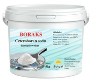 Borax tetraboritan sodný 10-vodný bórax 99,9% 5kg