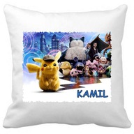 Vankúš + meno Detektív Pikachu Pokémon Vankúš + meno Detektív Pikachu Pokémon