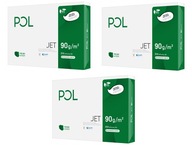 POLjet Prime A4 kancelársky kopírovací papier 90g 250 3 stohy POLjet Prime A4 kancelársky kopírovací papier 90g 250 3 stohy