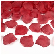 LISTY RUŽÍ na VALENTÍNSKA červené 5cm 500 kusov