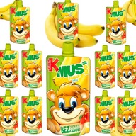 KUBUŚ Mousse 100% banán jablko 12 x 100 g 12 KS KUBUŚ Mousse 100% banán jablko 12 x 100 g 12 KS