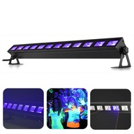 Ultrafialový LED pásik 61cm 12x 3W pre DJ