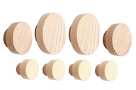 SET DREVENÝCH VEŠIAKOV S MAGNETOM, 8 KS