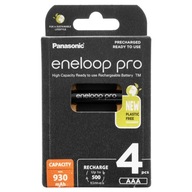 Panasonic Eneloop Pro AAA 930 mAh batéria 4 ks