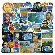 VODEODOLNÝ MIX NÁLEPKY VAN GOGH 50 ks sada VODEODOLNÝ MIX NÁLEPKY VAN GOGH 50 ks sada