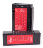 Tester sieťových káblov RJ-45 LAN POE AT/AF GETFORT Tester sieťových káblov RJ-45 LAN POE AT/AF GETFORT