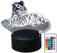 3D LED TIGER LAMP KNIHA džunglí SHERE KHAN 3D LED TIGER LAMP KNIHA džunglí SHERE KHAN