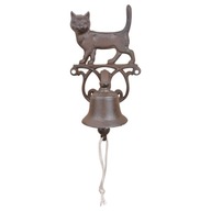Liatinový nástenný zvonček CAT Ornament Esschert