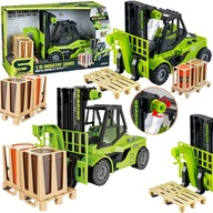 Vysokozdvižný vozík do auta Zelený 1:16 Paleta pohyblivých častí Svetlá a zvuky Vysokozdvižný vozík do auta Zelený 1:16 Paleta pohyblivých častí Svetlá a zvuky
