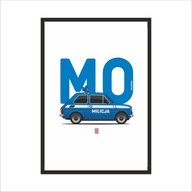 Obrázok na stene MO Fiat 126p Militia