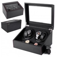 Rotátor na automatické hodinky, krabička, vitrína, Karbon Gift