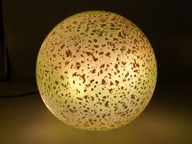 Dekoratívna LED sklenená guľa Zlatý akcent MALÝ