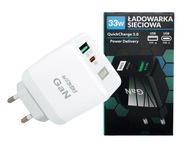 33W NAPÁJACÍ ZDROJ DVA USB/USB-C PORTY RÝCHLO NABÍJANIE