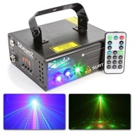 LASER Surtur II RG s LED efektom DMX 8 GOBO diaľkové ovládanie