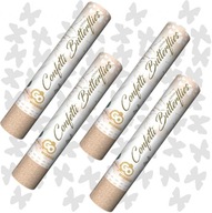 Pop Confetti TUBE Shooting WHITE BOTTERFLIES Svadobné prijímanie 30cm 4 ks. Pop Confetti TUBE Shooting WHITE BOTTERFLIES Svadobné prijímanie 30cm 4 ks.