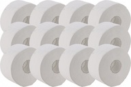 12x 2-vrstvový toaletný papier 19cmx140m biely