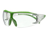 Ochranné okuliare SecureFit 400X, b/zelené ANTI-FOG