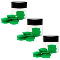 Magnety na chladničku na tabule, okrúhle STRONG zelené s magnetom 30 mm, 30 ks Magnety na chladničku na tabule, okrúhle STRONG zelené s magnetom 30 mm, 30 ks