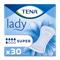 TENA LADY Super, 30 kusov - anatomické vložky TENA LADY Super, 30 kusov - anatomické vložky