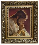 OBRAZ V ZLATOM RÁME 30X35 MODLITÍ SA JEŽIŠA OBRAZ V ZLATOM RÁME 30X35 MODLITÍ SA JEŽIŠA
