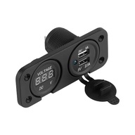 Panel - USB x 2 + Voltmeter Panel - USB x 2 + Voltmeter