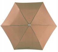 HIT! Dáždnik FLAT - plochý a svetlý, hnedý