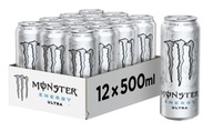 Energetický nápoj Monster Zero Ultra 500 ml x 12